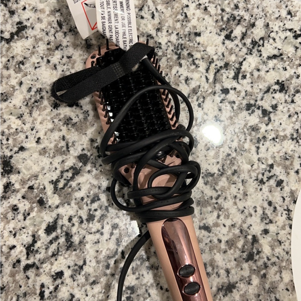 Rose Gold Hair Straightening Brush